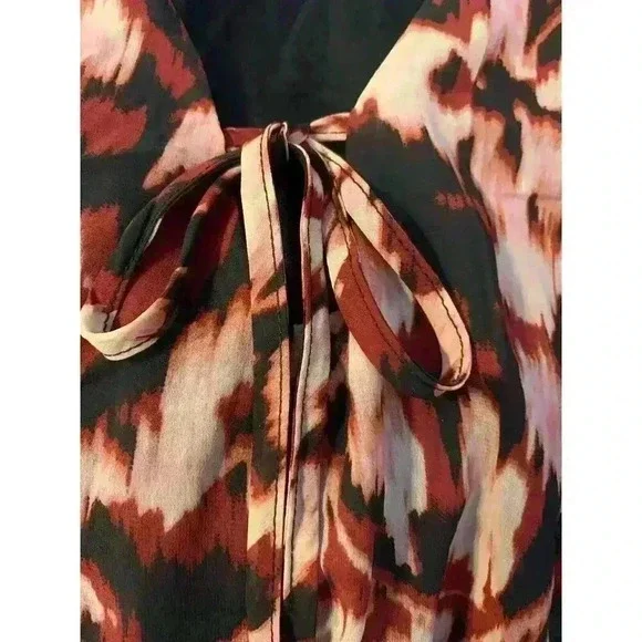 Harlow & Rose Women’s Petite Smocked Ruffled Hem Maxi Dress Petite Large - Picture 16 of 16